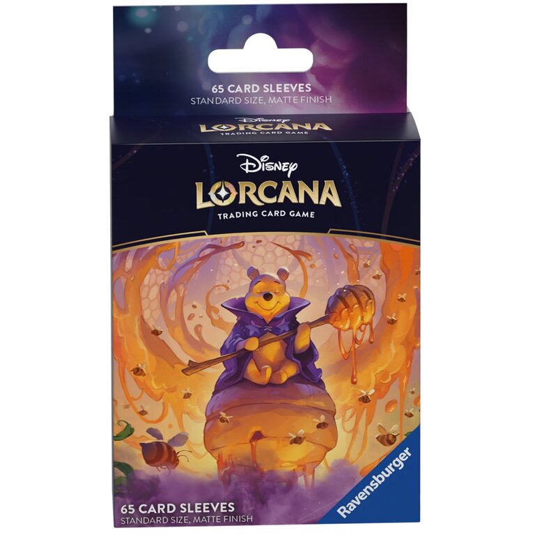 Ravensburger Disney Lorcana - Matte Sleeves B Set 6 - Standard Size - 65 unités - Winnie