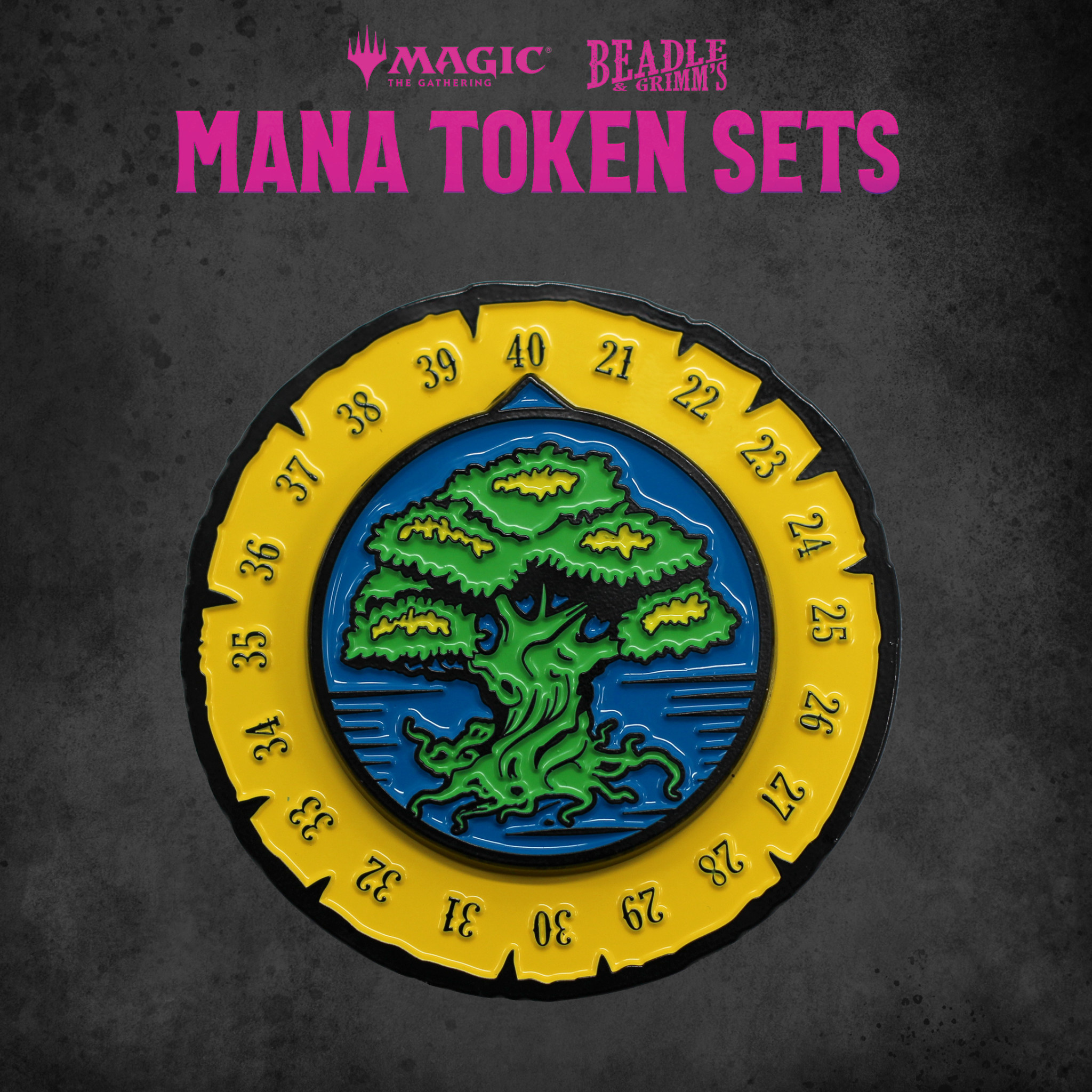 Beadle & Grimm's - MTG Mana Token Set - Green - Jeuxjubes