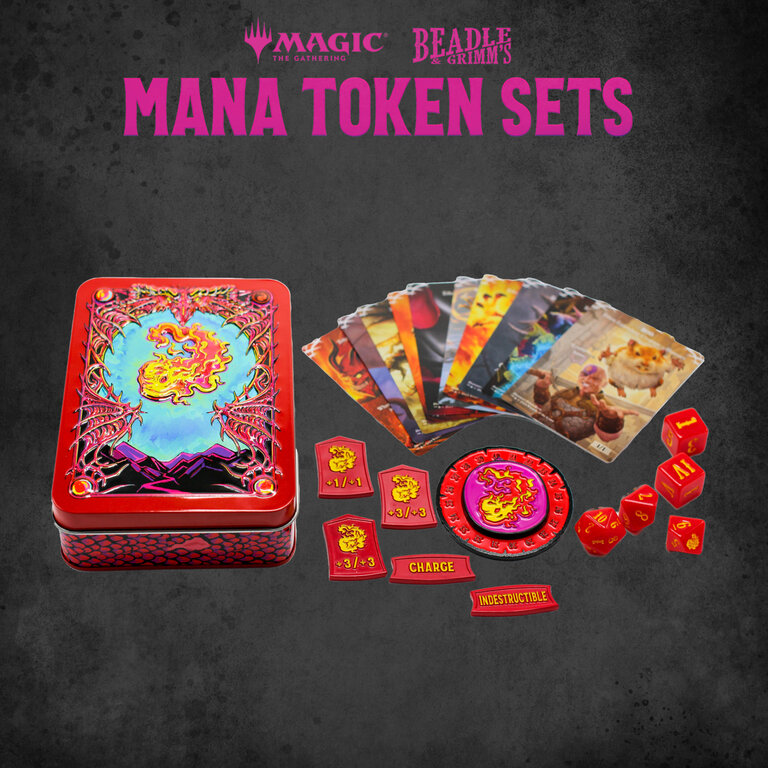 Beadle & Grimm's Beadle & Grimm's - MTG Mana Token Set - Red