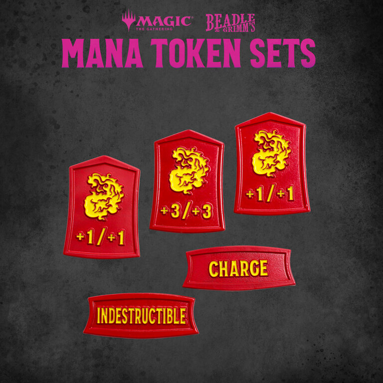 Beadle & Grimm's Beadle & Grimm's - MTG Mana Token Set - Red