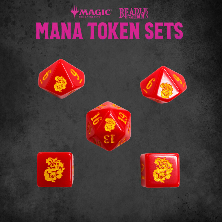 Beadle & Grimm's Beadle & Grimm's - MTG Mana Token Set - Red