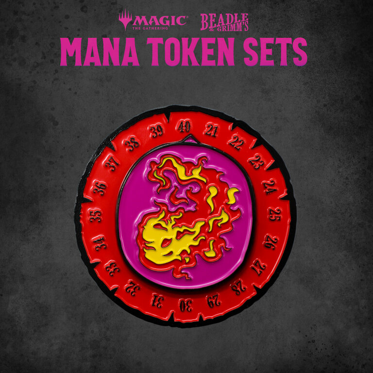Beadle & Grimm's Beadle & Grimm's - MTG Mana Token Set - Red