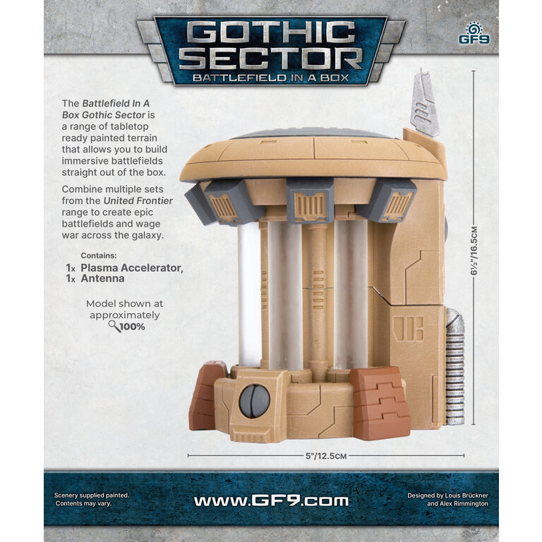 Galeforce Nine Battlefield in a Box - Gothic Sector - United Frontier - Plasma Accelerator