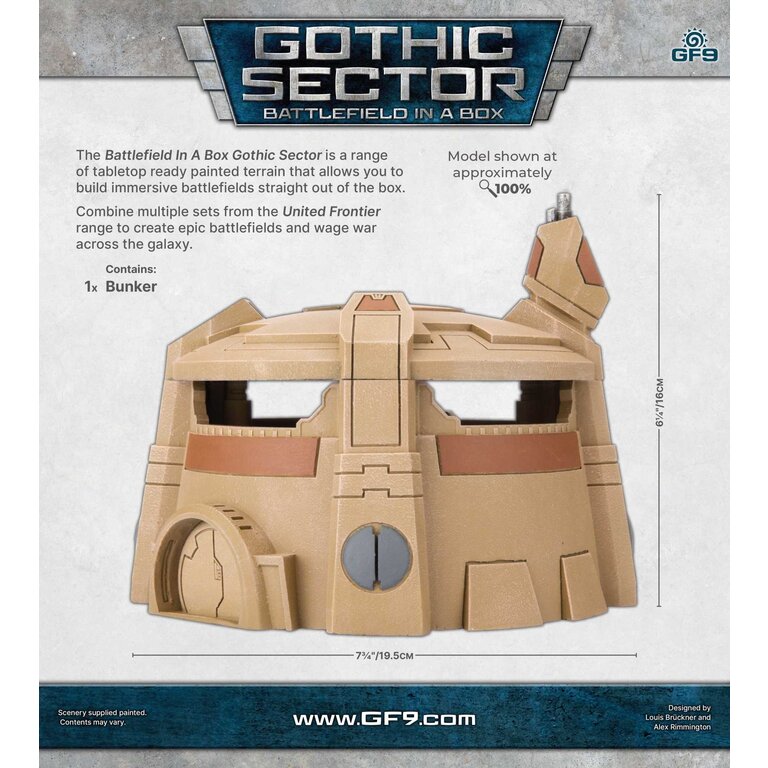 Galeforce Nine Battlefield in a Box - United Frontier - Bunker