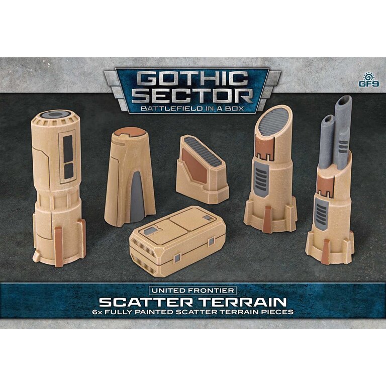 Galeforce Nine Battlefield in a Box - United Frontier - Scatter Terrain