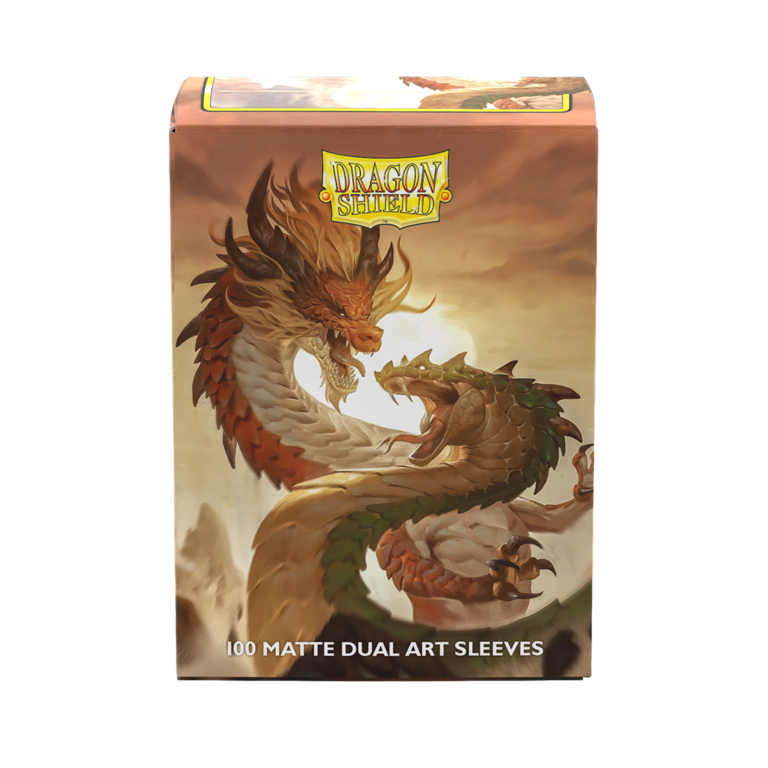 Dragon Shield (Dragon Shield) Matte Dual Sleeves - Wood Snake 2025 - 100 Unités - 63mm x 88mm
