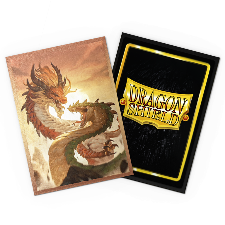 Dragon Shield (Dragon Shield) Matte Dual Sleeves - Wood Snake 2025 - 100 Unités - 63mm x 88mm
