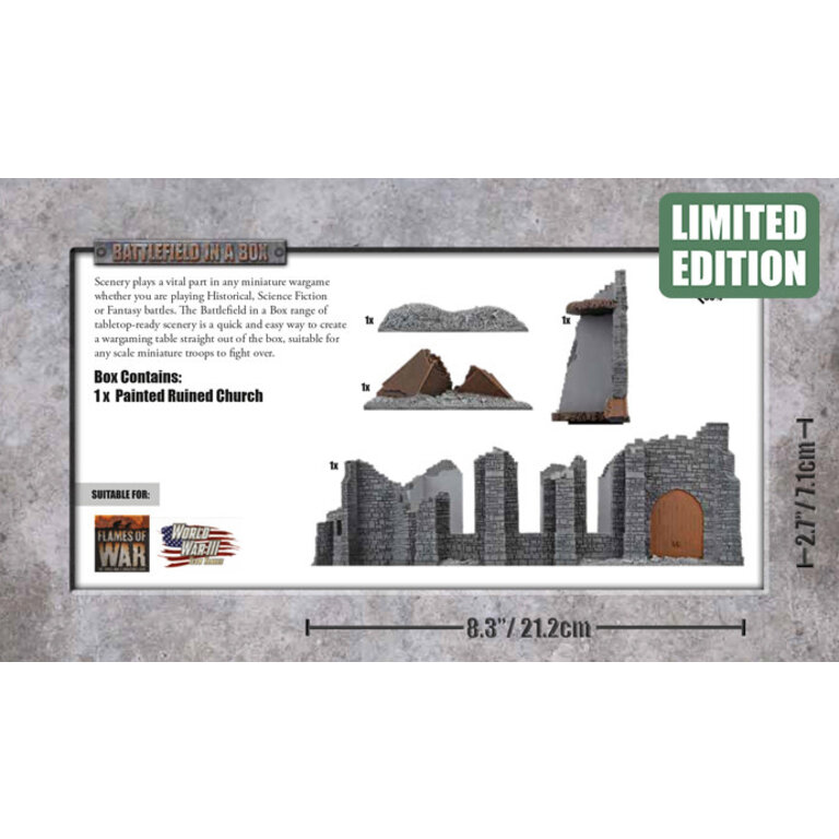 Galeforce Nine Battlefield in a Box - Ruined Church - Limited Edition