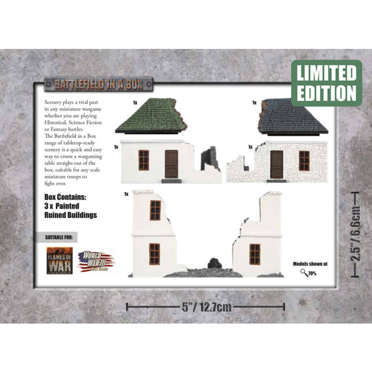 Galeforce Nine Battlefield in a Box - Ruined Buildings - Limited Edition