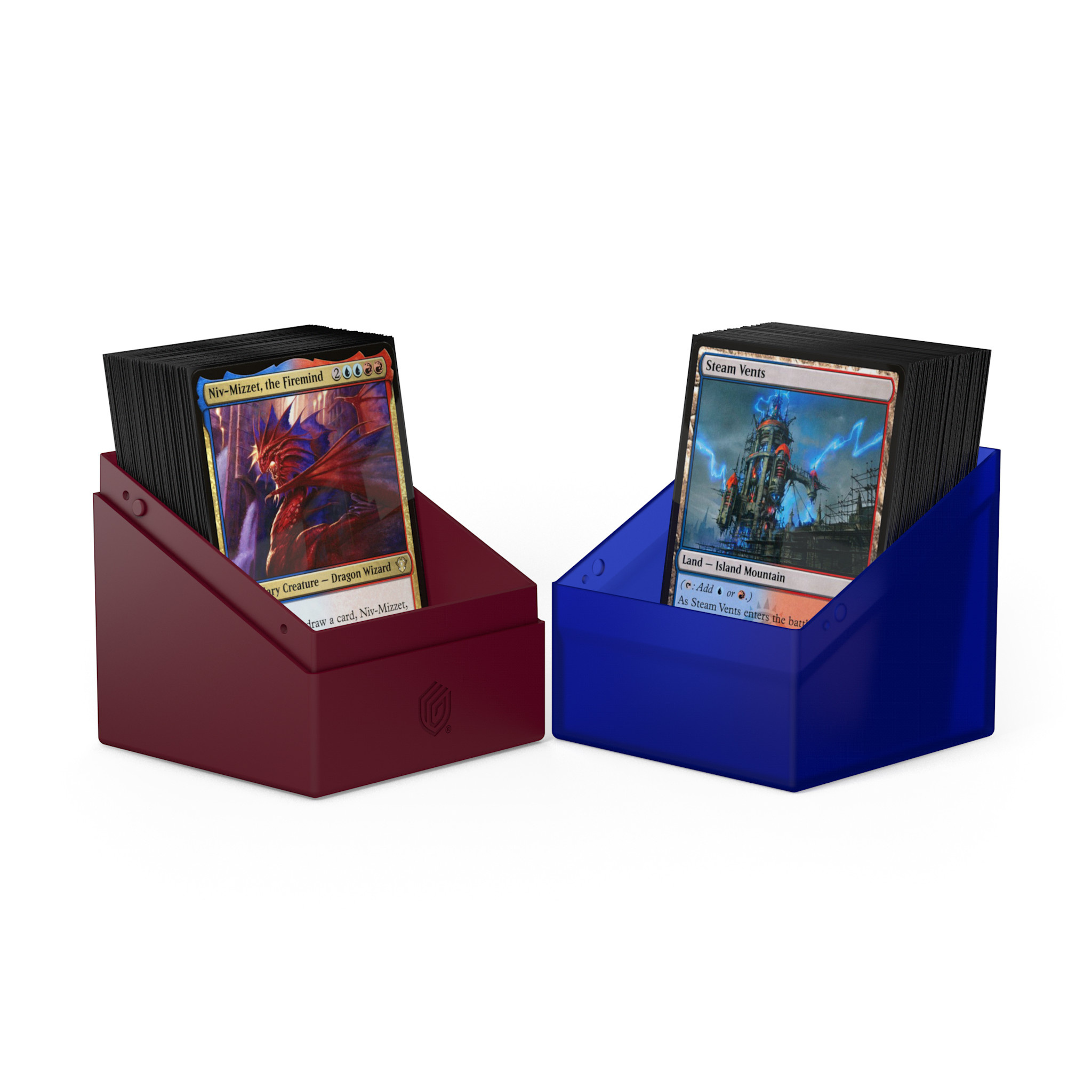 thumbnail image 2 of Magic The Gathering Deck Box UG) Boulder 100 Deck Case - MTG Guild Summit - Selesnya - Jeuxjubes Mtg Deck Box 2 of 13
