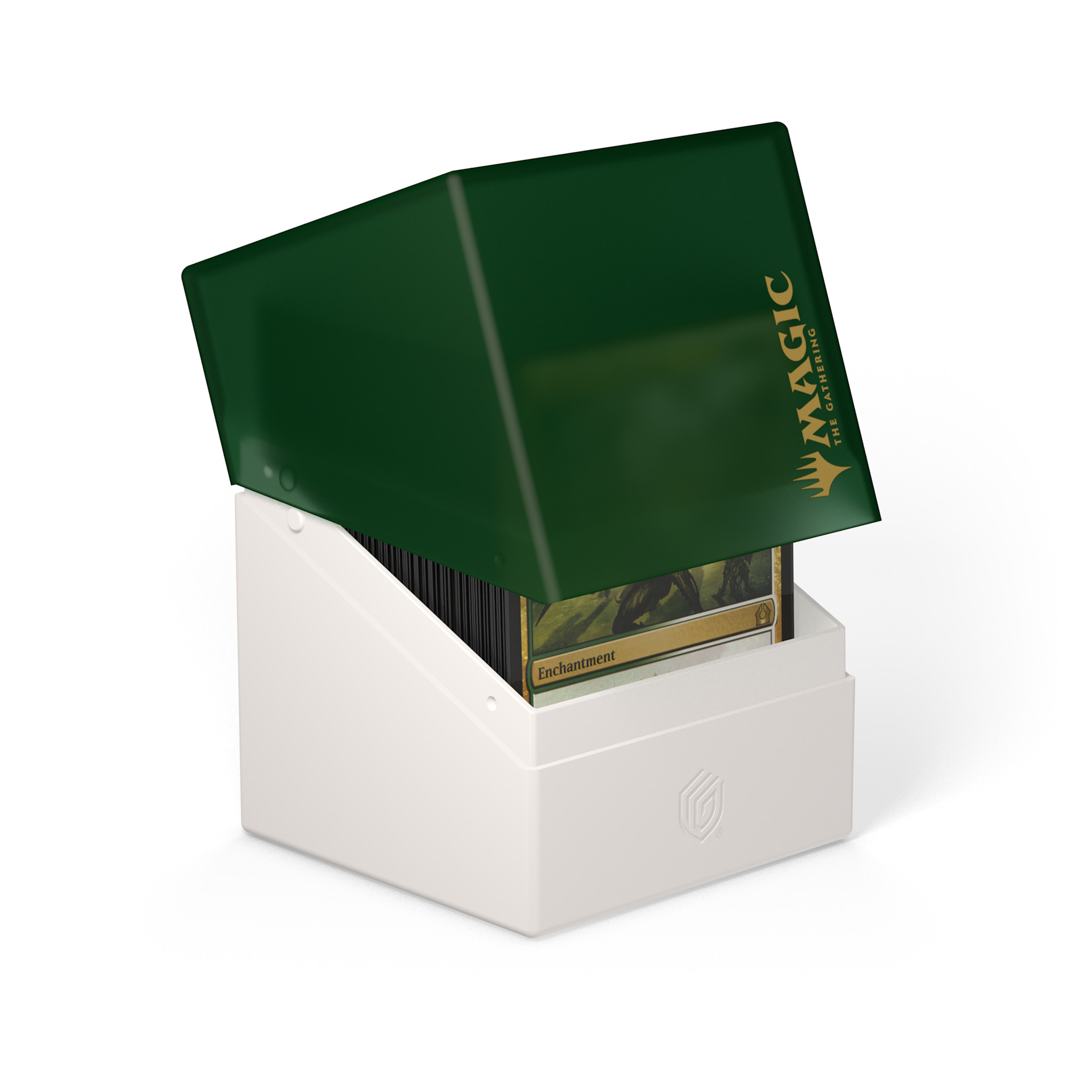 thumbnail image 2 of Magic The Gathering Deck Box UG) Boulder 100 Deck Case - MTG Guild Summit - Selesnya - Jeuxjubes Mtg Deck Box 2 of 13