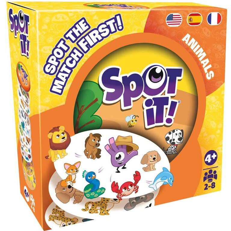 Spot It! - Animals - Nouvelle boîte eco (Multilingual)