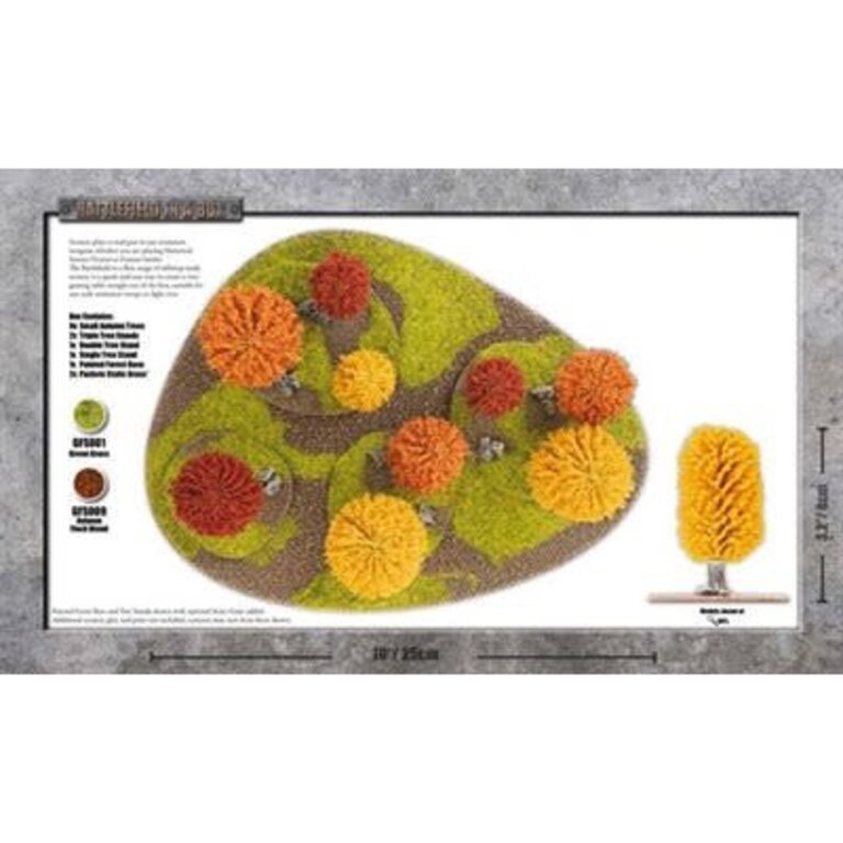Galeforce Nine Battlefield in a Box - Essentials - Small Autumn Wood