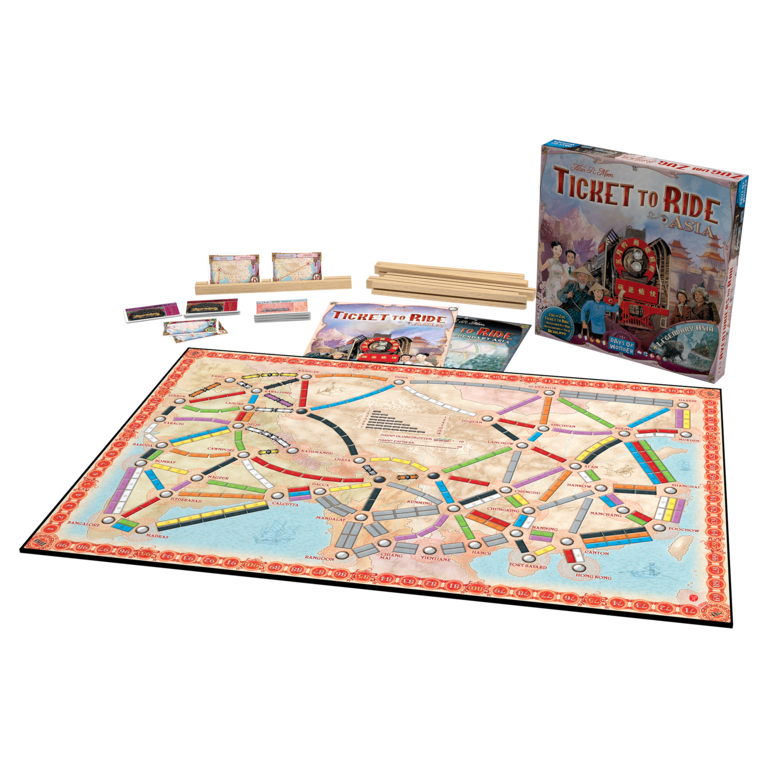 Ticket to Ride - Map #1 - Asia (Multilingue)