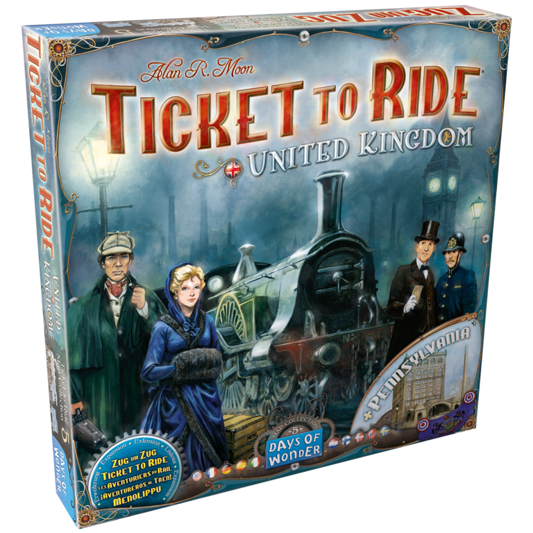 Ticket to Ride - Map #5 - United Kingdom/Pennsylvania (Multilingue)