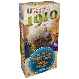 Ticket to Ride - USA 1910 (Multilingual)