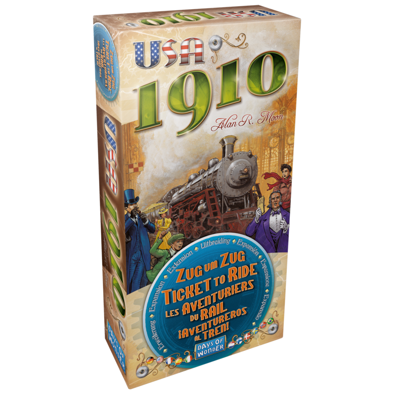 Ticket to Ride - USA 1910 (Multilingue)