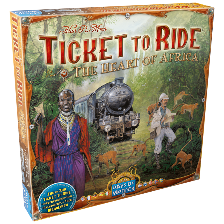 Ticket to Ride - Map #3 - The Heart of Africa (Multilingue)