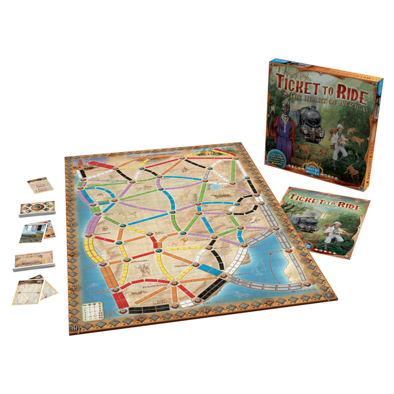 Ticket to Ride - Map #3 - The Heart of Africa (Multilingue)