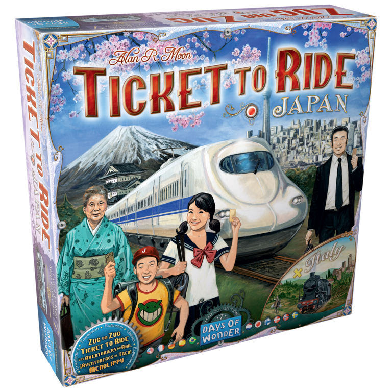 Ticket to Ride - Map #7 - Japon/Italie (Multilingual)