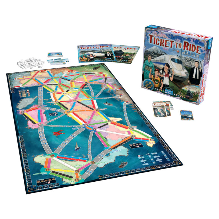 Ticket to Ride - Map #7 - Japon/Italie (Multilingual)