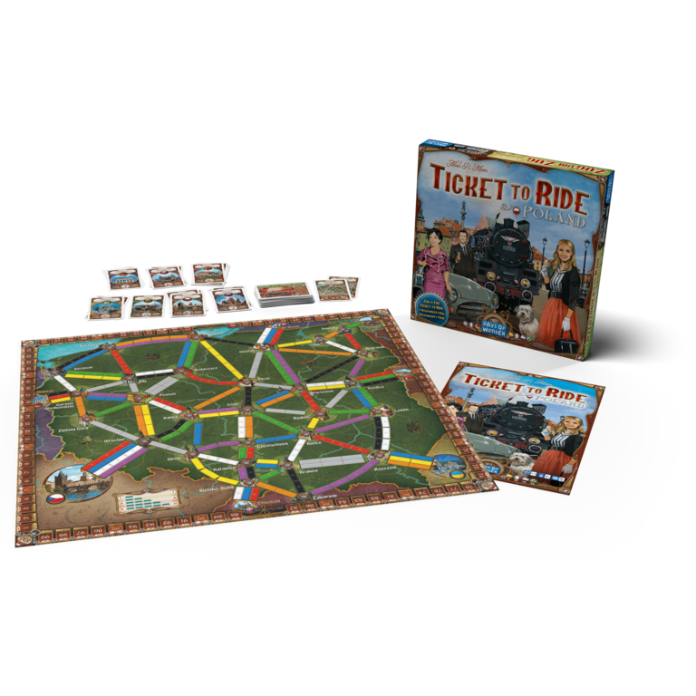 Ticket to Ride - Map #6.5 - Poland (Multilingual)