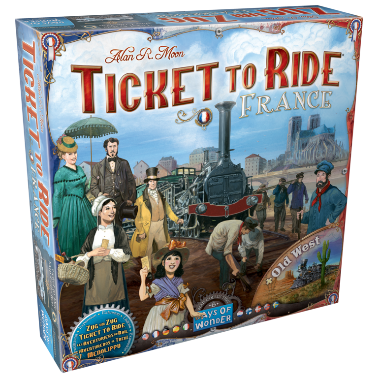 Ticket to Ride - Map #6 - France/Old West (Multilingue)
