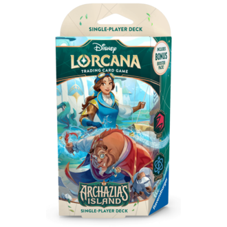 Ravensburger Disney Lorcana - Archazia's Island - Starter Deck -Sapphire/Ruby (Anglais)