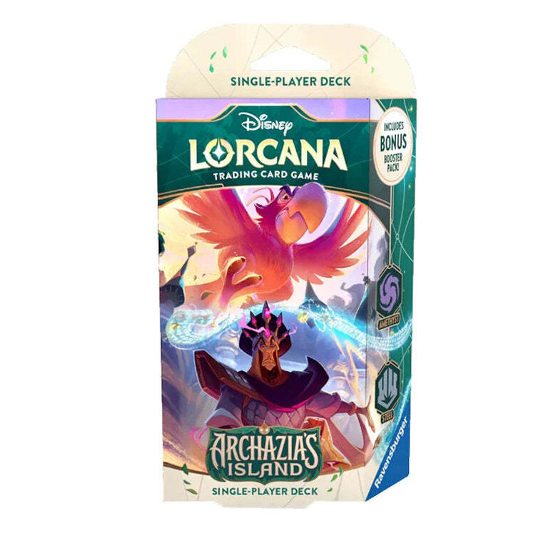 Ravensburger Disney Lorcana - L'île d'Archazia - Deck de démarrage - Améthyste/Acier (French)