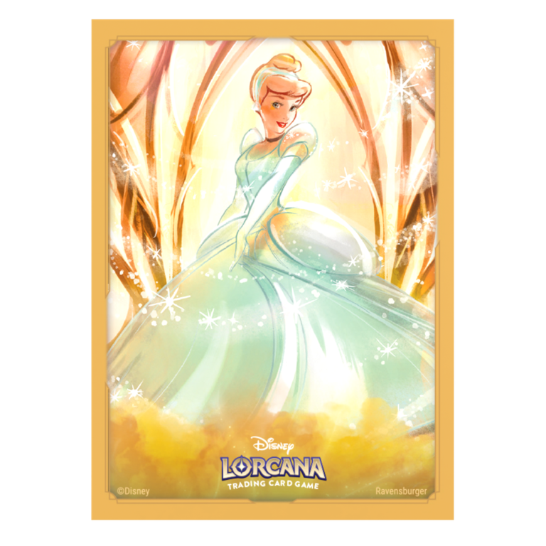 Ravensburger Disney Lorcana - Matte Sleeves - Standard Size - 65 unités - Cinderella
