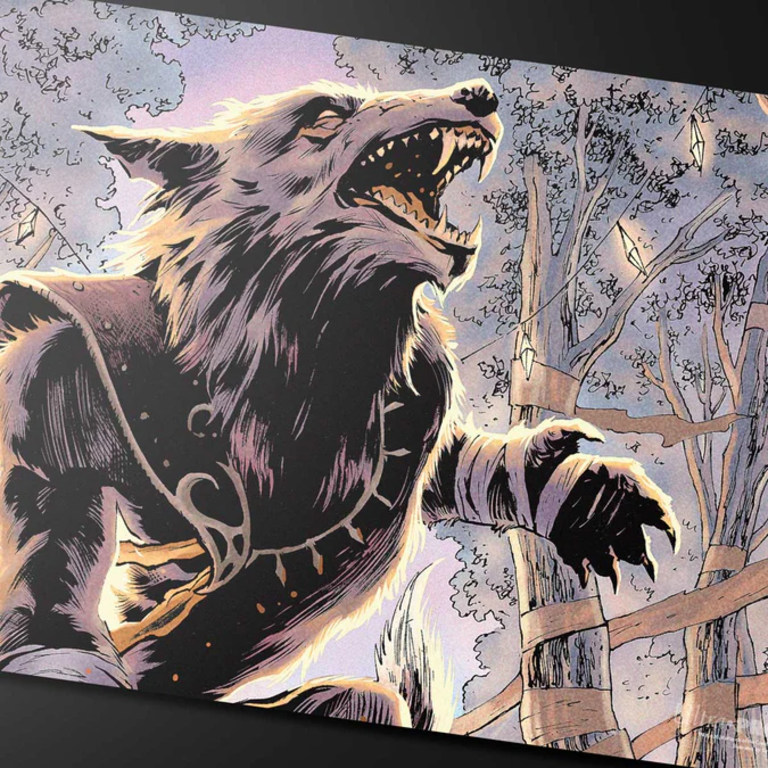 Ultra Pro (UP) Playmat - Innistrad Remastered - Double Sided - Arlinn Kord / Arlinn, Embraced by the Moon*