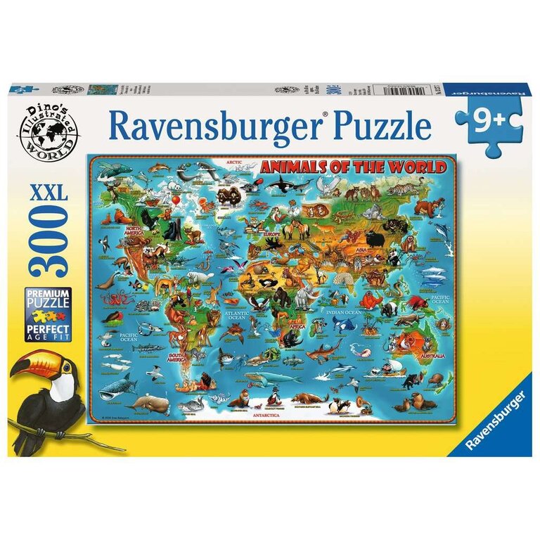 Ravensburger Animaux autour du monde - 300 pièces XXL