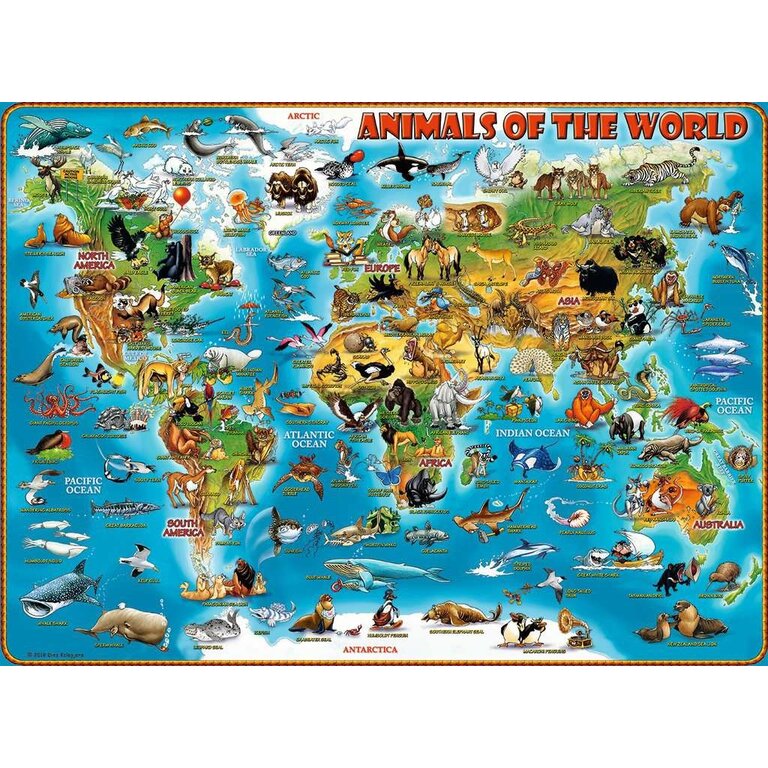 Ravensburger Animaux autour du monde - 300 pièces XXL