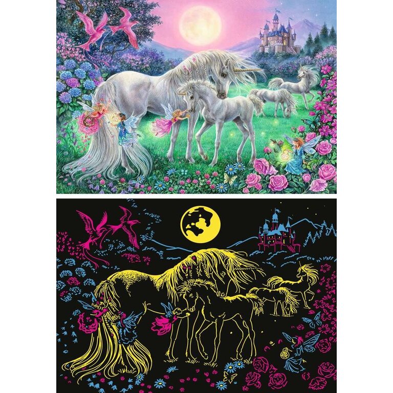 Ravensburger Licornes au clair de lune - 100 pièces XXL