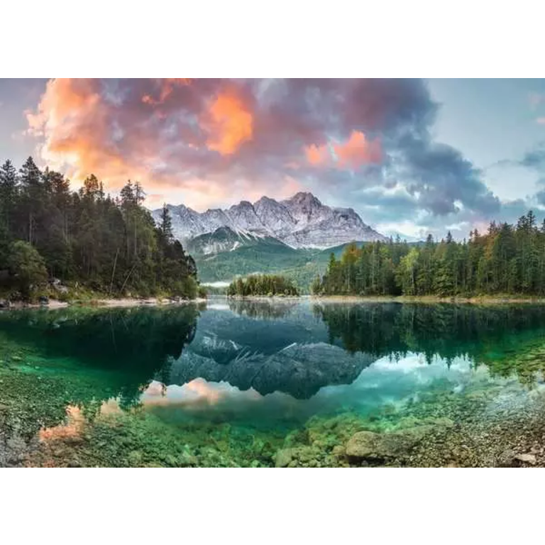 Ravensburger Zugspitze at the Eibsee, Germany - 1000 pièces