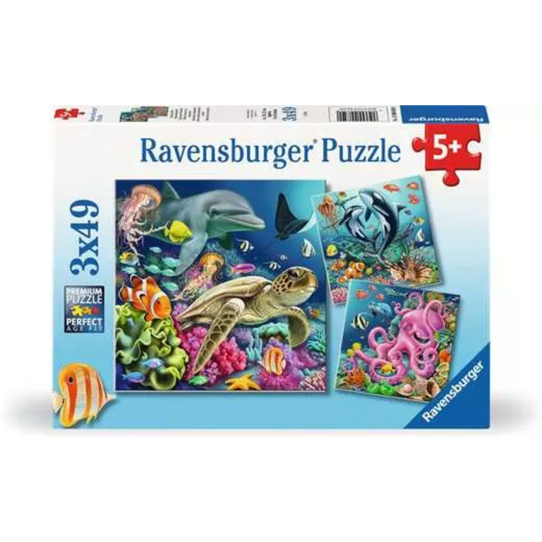 Ravensburger Monde sous-marin enchanteur - 3x49 pièces