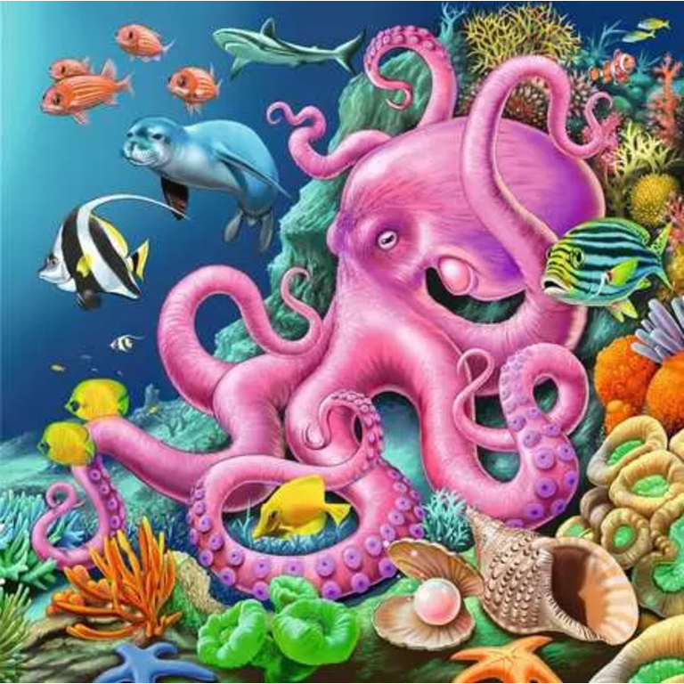 Ravensburger Monde sous-marin enchanteur - 3x49 pièces