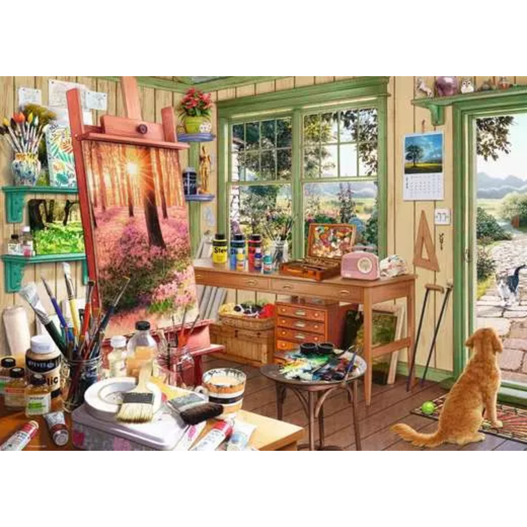 Ravensburger The Artist's Shed - 1000 pièces