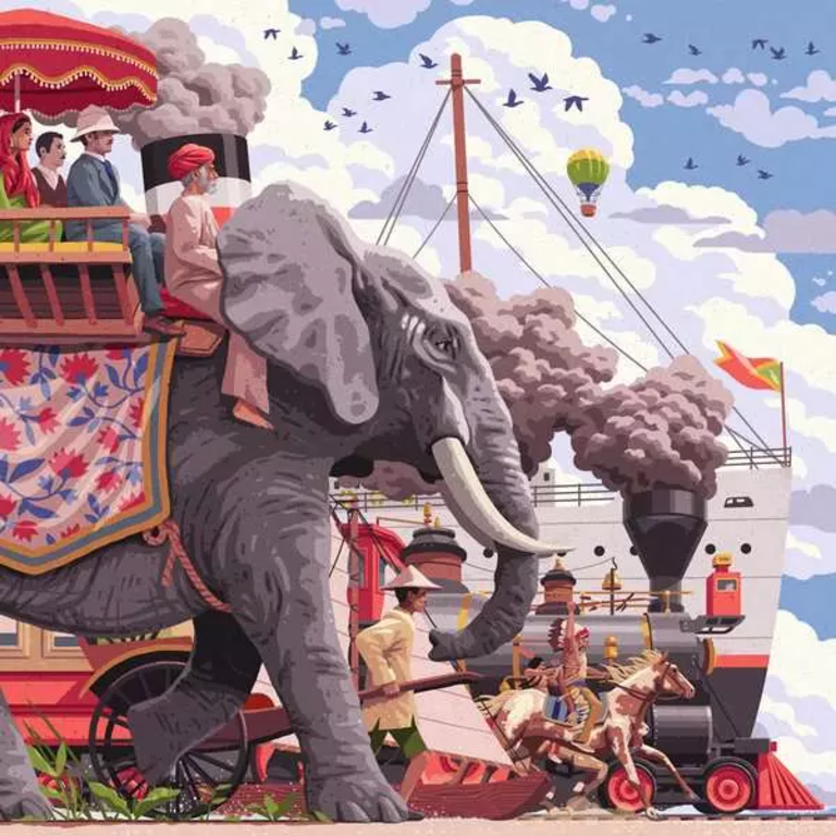 Ravensburger Art & Soul - Around The World in 80 Days - 750 pièces