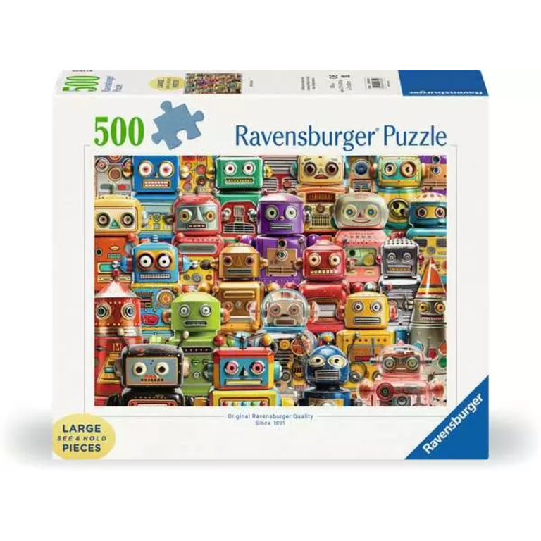 Ravensburger Retro Robots - 500 pièces Large