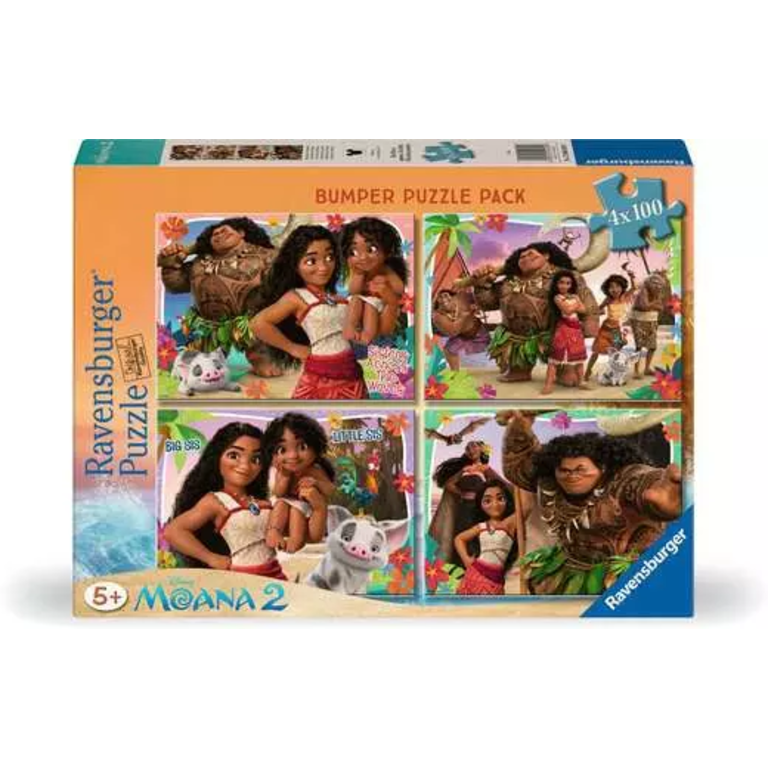 Ravensburger Moana - Aventures en Océanie - 4x100 pièces
