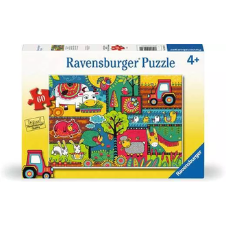 Ravensburger Journée à la ferme - 60 pièces Ravensburger Journée à la ferme - 60 pièces