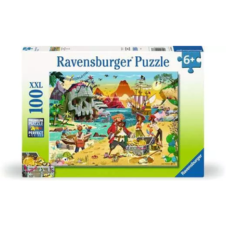 Ravensburger Le trésor des pirates - 100 pièces XXL Ravensburger Le trésor des pirates - 100 pièces XXL