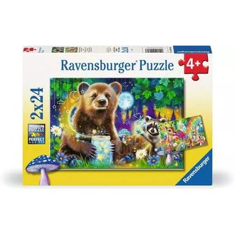 Ravensburger Adorables amis des bois - 2x24 pièces Ravensburger Adorables amis des bois - 2x24 pièces