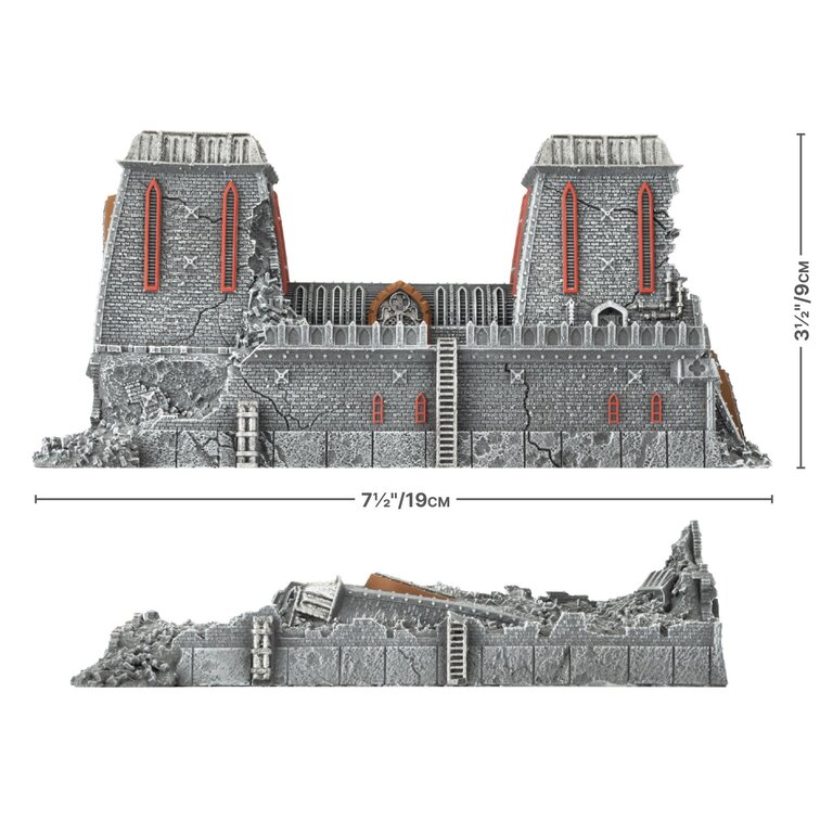 Galeforce Nine Battlefield in a Box - Gothic Sector - Mundus Imperialis - Administratum - Damaged and Destroyed - 2 Units