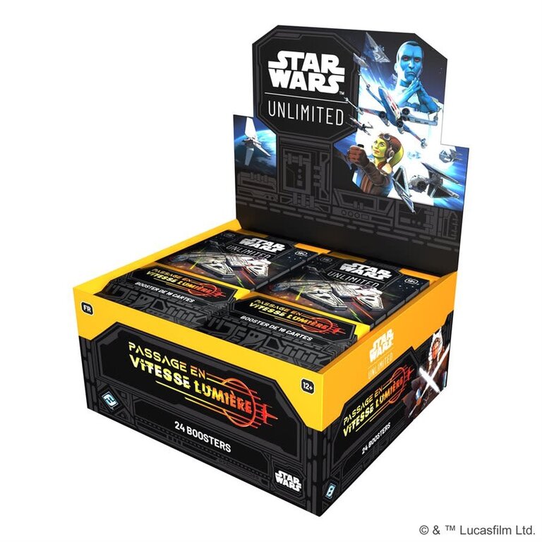Star Wars Unlimited - Passage en vitesse lumière - Boîte de boosters (Français)