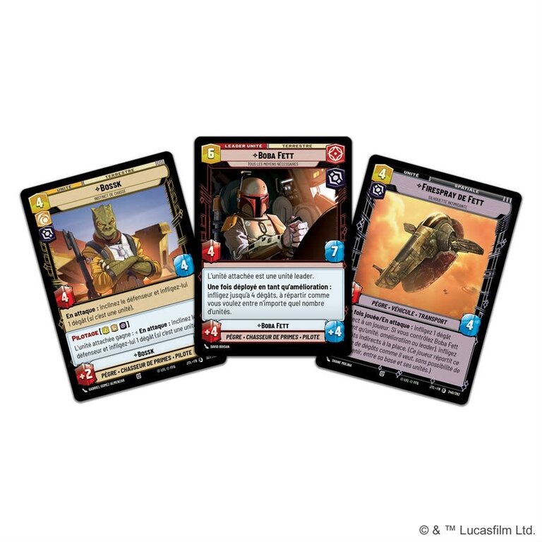 Star Wars Unlimited - Passage en vitesse lumière - Deck de démarrage - Boba Fett (French)