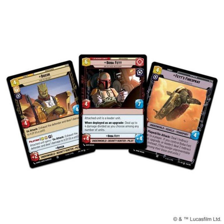 Star Wars Unlimited - Jump to Lightspeed - Starter Deck - Boba Fett (English)