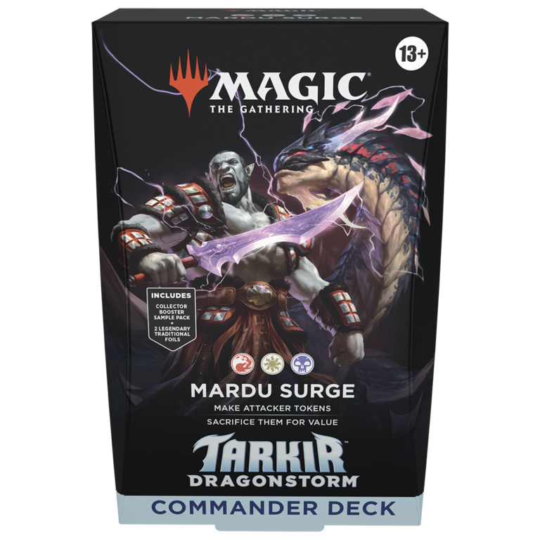 Magic the Gathering MTG Tarkir Dragonstorm - Commander Deck - Mardu Surge (Anglais)