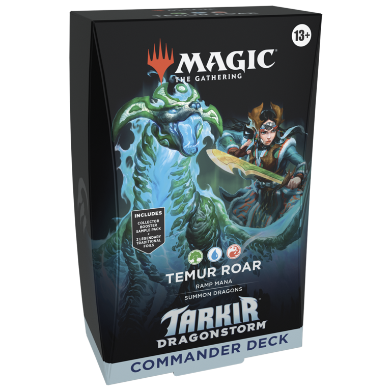 Magic the Gathering MTG Tarkir Dragonstorm - Commander Deck - Temur Roar (Anglais)